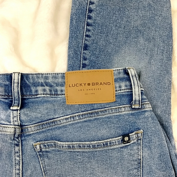 Lucky Brand Low Rise Skinny Lolita Raw Hem Jeans - Picture 6 of 11